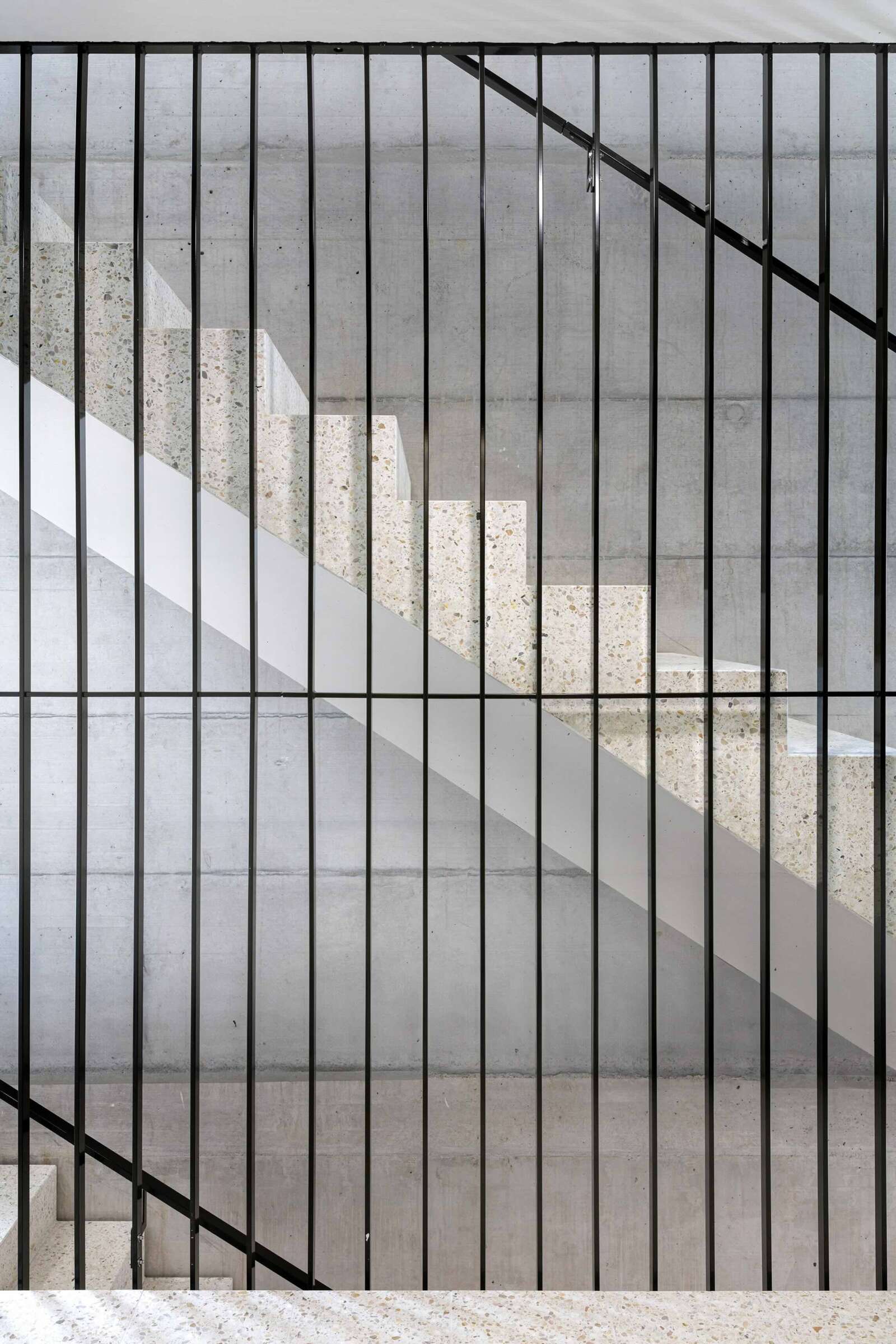 Orlando Architektur Neubau Wohnsiedlung Chruezgaessli Eschenz 11 Ansicht Treppe