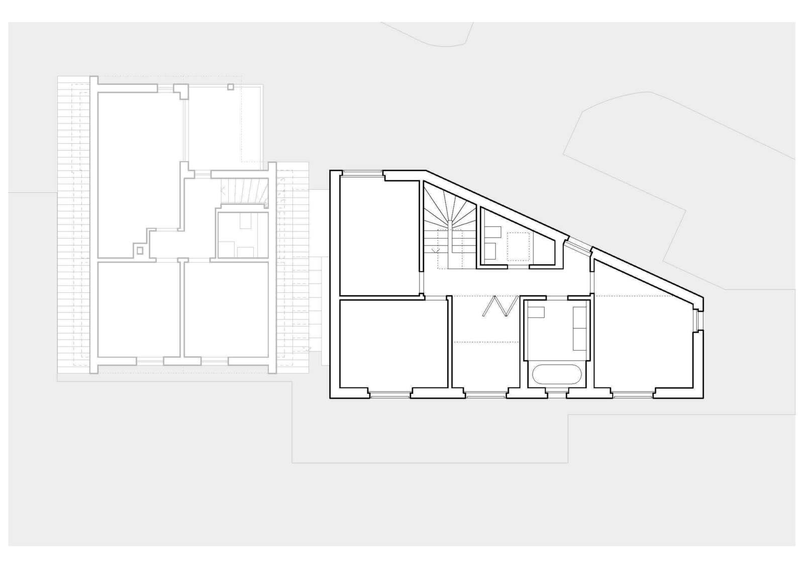 Orlando Architektur Neubau Einfamilienhaus Bolsternbuckstrasse Kollbrunn 10 Grundriss Obergeschoss