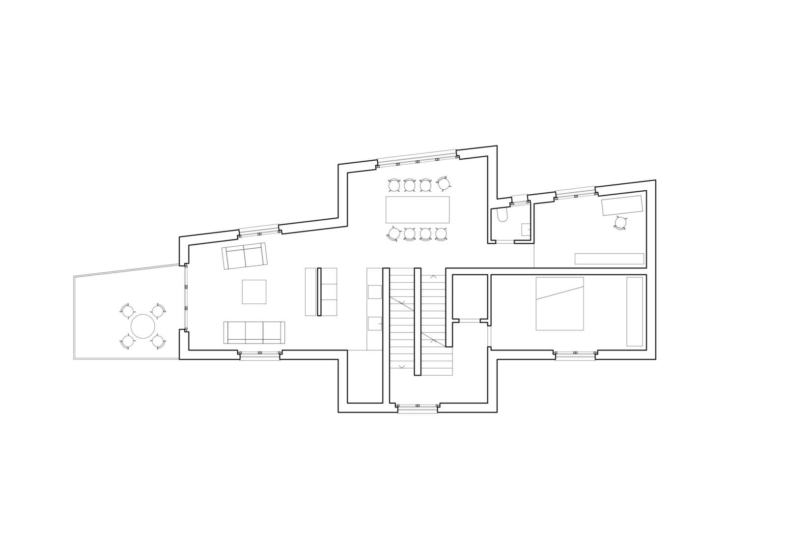 Orlando Architektur Neubau Wohnhaus Steineggstrasse Wiesendangen 14 Grundriss